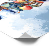 主があなたを導くキリスト教の子供部屋ウォールアート ポスター (角)