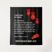 主があなたを祝福してください ヌンベル6章 クリスマス 教会 タペストリー (正面)