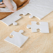 主が持っている世界に喜びを来与える。クリスマス ジグソーパズル (側面)