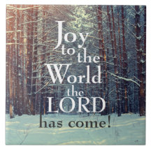 主が持っている世界への喜び来、冬の森