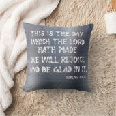 主が聖書の節を作った日である クッション (ブランケット)