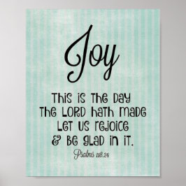 主が聖書の節を作った日である ポスター