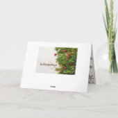 主が聖降誕祭を持つ世界来への喜び シーズンカード (裏面)