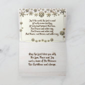 主が聖降誕祭を持つ世界来への喜び シーズンカード (内部)