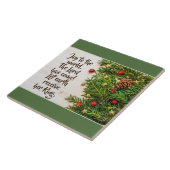 主が聖降誕祭を持つ世界来への喜び タイル (側面)