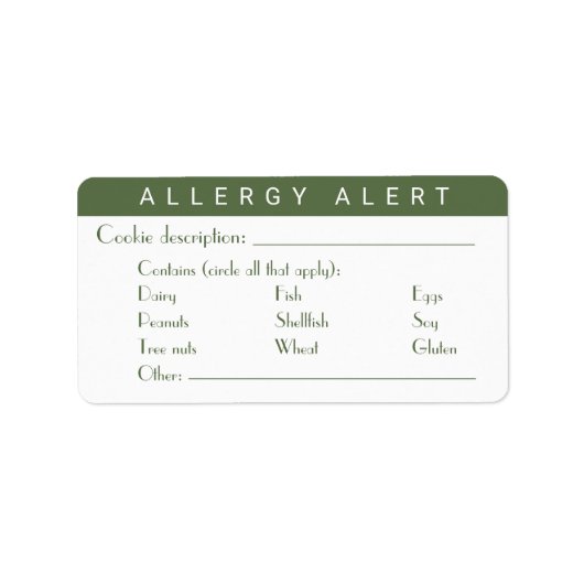 主が良いことを味わい見る | Cookieの交換 ラベル (正面)