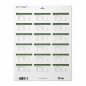 主が良いことを味わい見る | Cookieの交換 ラベル (フルシート)