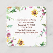 主が詩篇118:24を作った日 スクエア名刺 (裏面)