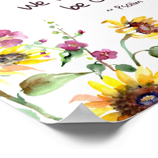 主が詩篇118:24を作った日 ポスター (角)