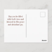 主が詩篇118:24を作った日 ポストカード (裏面)