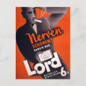 主たばこドイツのヴィンテージのポスターを復元 ポストカード (正面)