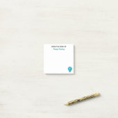 主でパーソナライズな地球の机から ポストイット (デスク上)