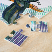 主で黒いオウム ジグソーパズル (側面)