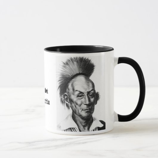 主で黒いタカ マグカップ (右)