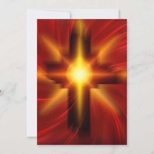 主と救い主イエス·キリストの十字架 招待状 (裏面)