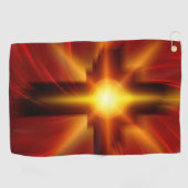 主と救世主イエス·キリスト ゴルフタオル (横)