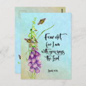 主と言われる私は恐れない – Isaiah ポストカード (正面/裏面)