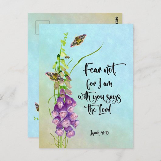主と言われる私は恐れない – Isaiah ポストカード (正面/裏面)