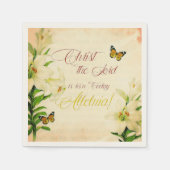 主なるキリストは今日のリスである スタンダードカクテルナプキン (正面)