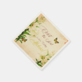 主なるキリストは今日のリスである スタンダードカクテルナプキン (角)