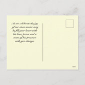 主なるキリストは今日マタイ28:5復活祭 シーズンポストカード (裏面)