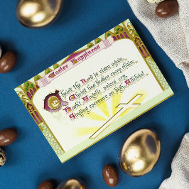 主なるキリストは再び賛美歌イースターカード