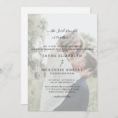 主なるクリスチャンが私たちを一緒に写真II 招待状 (正面/裏面)