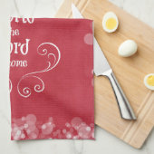 主なる世への喜び来 キッチンタオル (四つ折り)