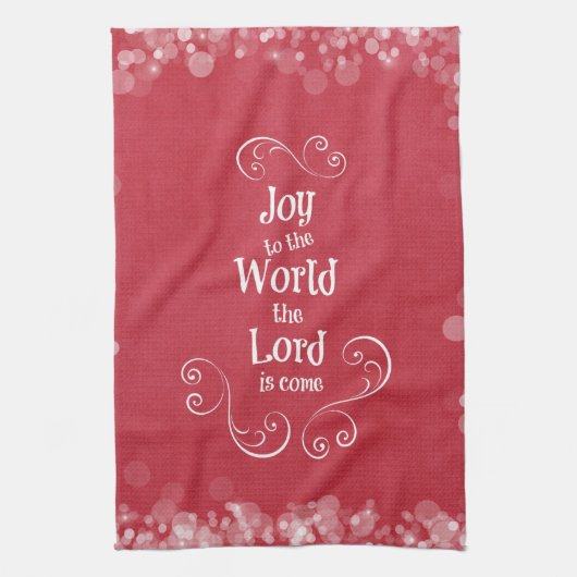 主なる世への喜び来 キッチンタオル (縦)