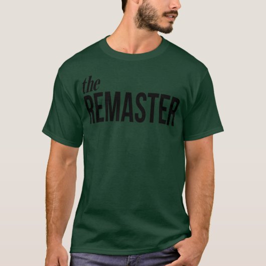 主なる父と子のモチーフをリマスターおもしろい Tシャツ (正面)