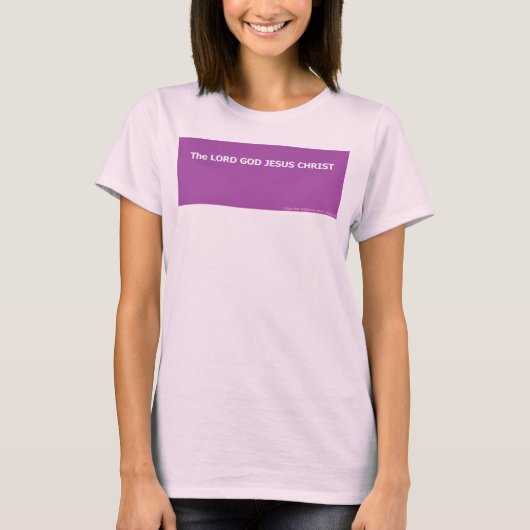 主なる神イエス・キリスト Tシャツ (正面)