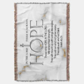 主なる聖なる書物、 経典の祈りの詩イザヤ40:31 スローブランケット (正面縦)