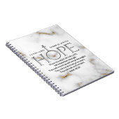 主なる聖なる書物、 経典の祈りの詩イザヤ40:31 ノートブック (右側)