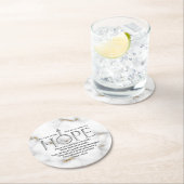 主なる聖なる書物、 経典の祈りの詩イザヤ40:31 ラウンドペーパーコースター (インサイチュ)