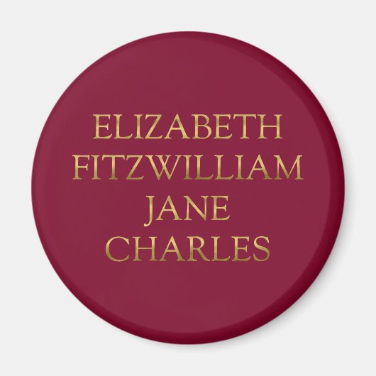 主なキャラクターのプライドと偏見 マグネット (正面)