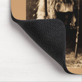 主なシッティングブルおよびバッファロービル1895年 マウスパッド (コーナー)