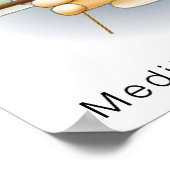 主なスケッチ弓道弓弓 ポスター (角)