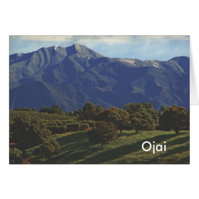 主なピーク、Ojai (正面横)