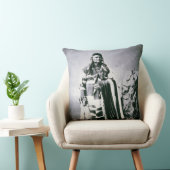 主なヨセフ(1840-1904年の) c.1880 (b/wの写真) クッション (椅子)