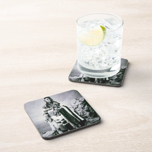 主なヨセフ(1840-1904年の) c.1880 (b/wの写真) コースター (右側)