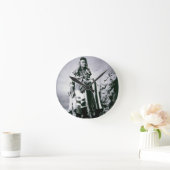 主なヨセフ(1840-1904年の) c.1880 (b/wの写真) ラウンド壁時計 (ホーム)