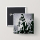 主なヨセフ(1840-1904年の) c.1880 (b/wの写真) 缶バッジ (正面&裏面)