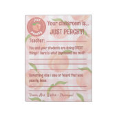 主な前向き先生フィードバックのカスタマイズ ノートパッド (回転)