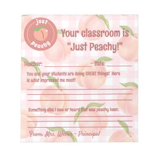 主な前向き先生フィードバックのカスタマイズ ノートパッド