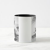 「主な姿見」、c.1875 (b/wの写真) マグカップ (中央)