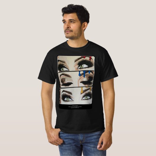 主な懸念絵を描事項 Tシャツ (正面フル)