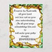 主な抽象芸術カラフル葉書を信頼する ポストカード (正面)