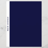 主な料理 |レシピ分割器 |ネイビシンプルー&ホワイト (裏面)