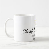 主な新婦付添人-おもしろいの王室のな結婚式のマグ コーヒーマグカップ (左)