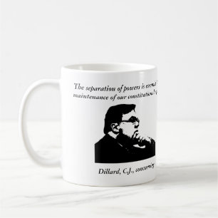 主な裁判官Dillard コーヒーマグカップ